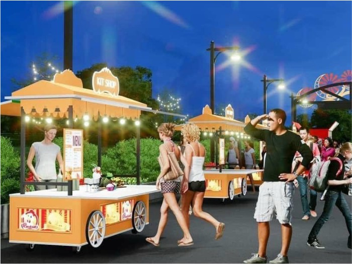 avatar phố đi bộ chợ đêm